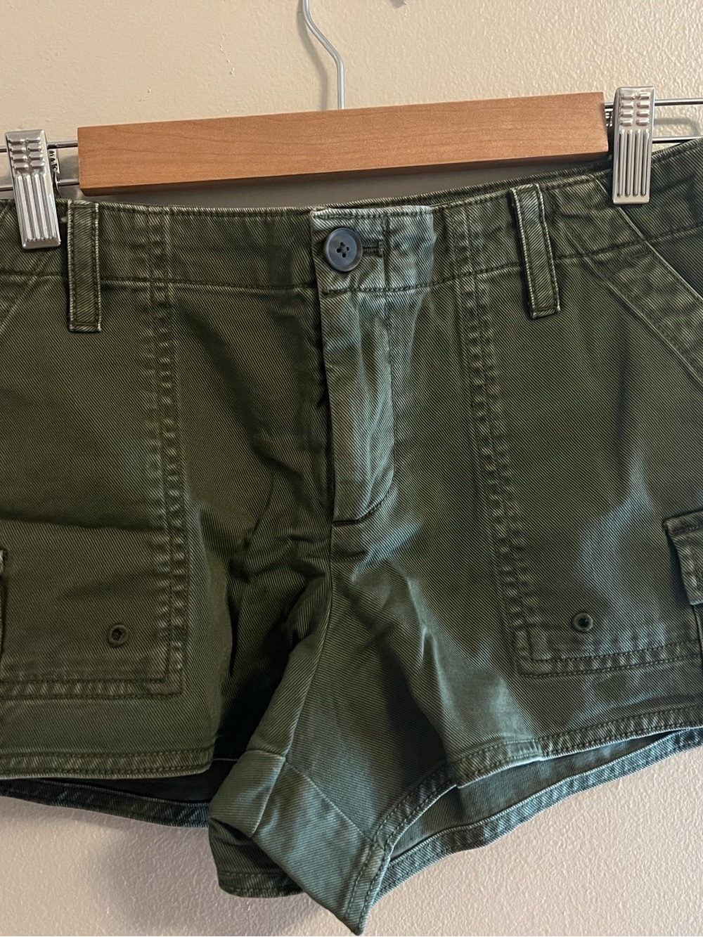 GAP Y2K Olive Green Short NWT